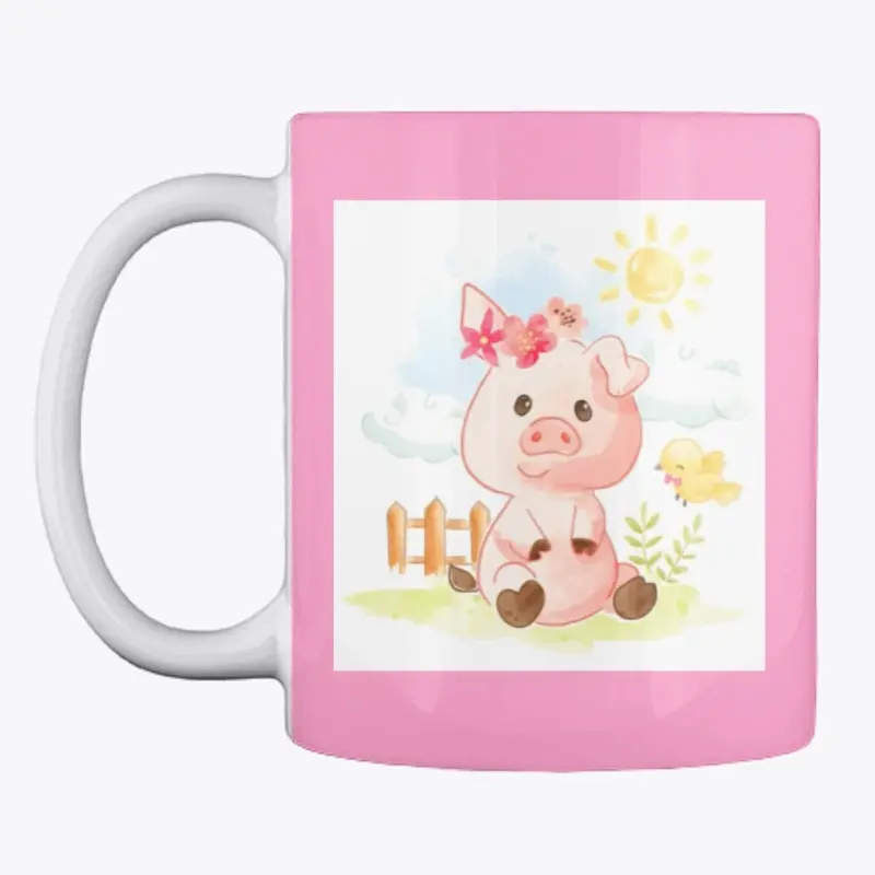 Country Pig Mug