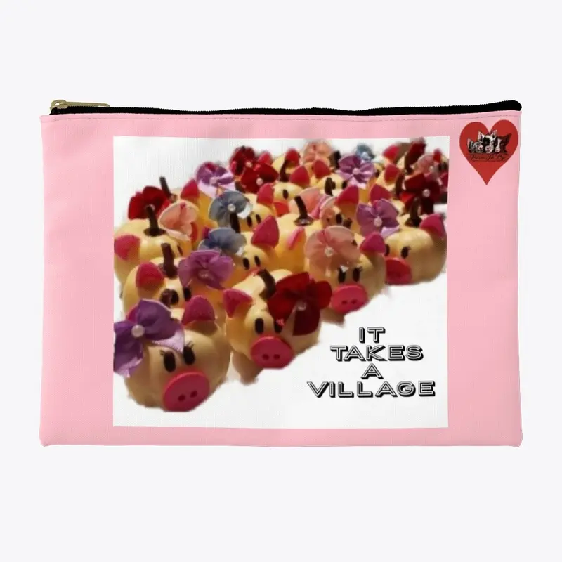 It Takes A Village Accessory Pouch