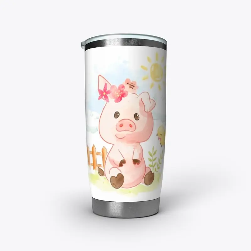 Country Pig Tumbler